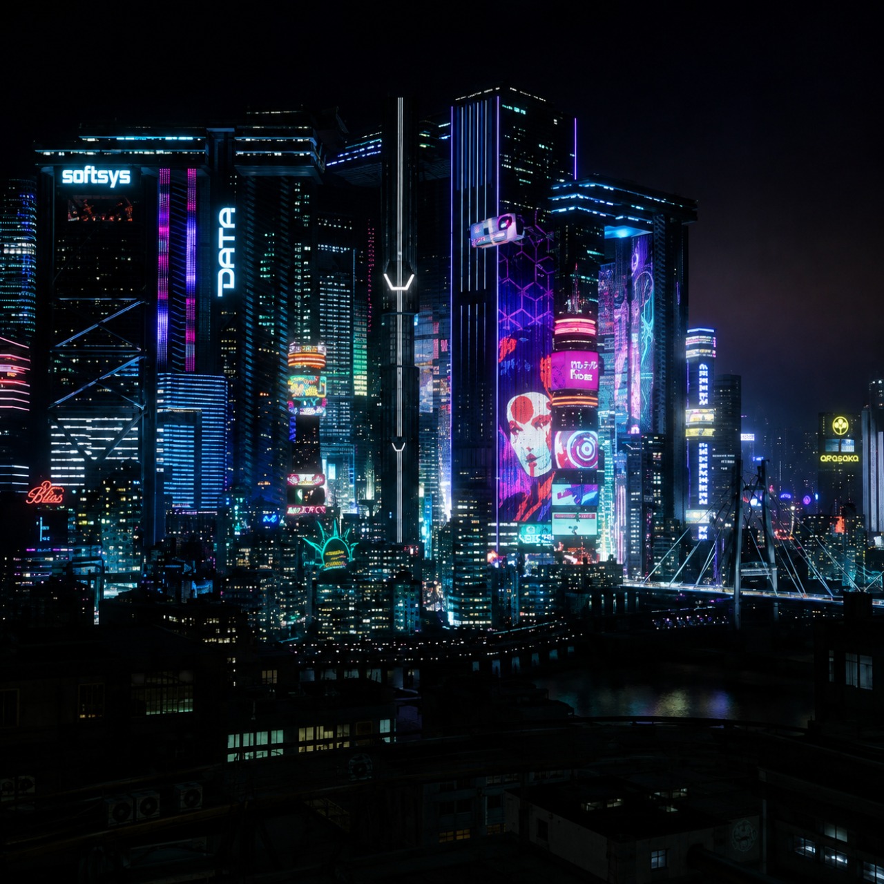 Cyberpunk Noturno 
